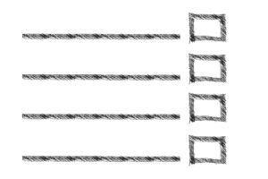 rectangle list lines grocery list 2470300